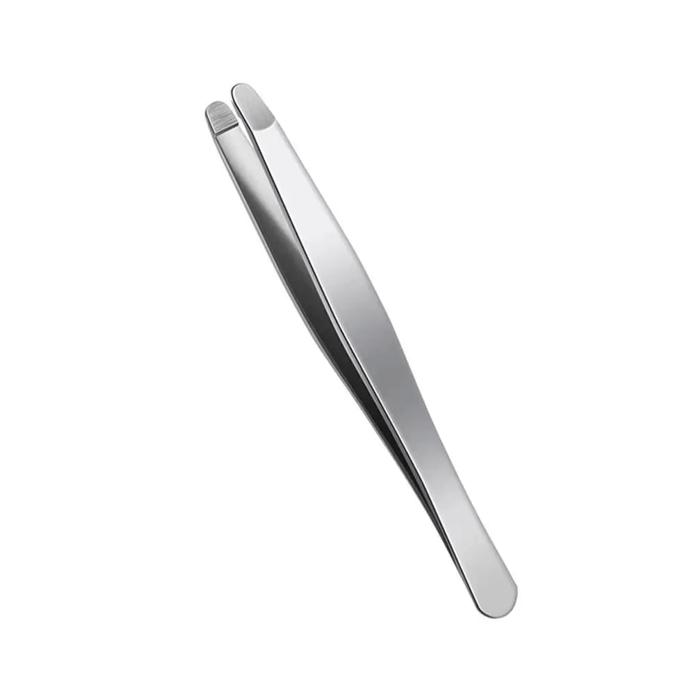 Stainless Steel Rounded Tip Tweezers – Eyebrow & Hair Removal