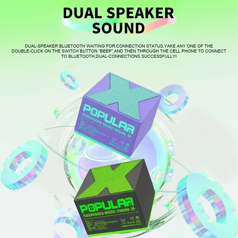 X1 mini speaker wireless Bluetooth 5.3 portable audio full-range sound USB rechargeable HiFi player for laptop PC loudspeaker Oasis Select