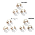 3/12PCS Pearl Non-Slip Safety Pins Dress Brooch Decoration Dress Waist Fastening Pins Collar Adjustment Scarf Fashion Versatile Oasis Select 9pcs Champagne