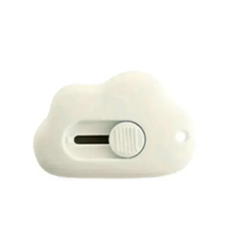 Cute Rabbit Cloud Color Mini Portable Practical Knife Paper Cutting Machine Paper Cutting Machine Razor Blade Office Stationery Oasis Select 1pc white
