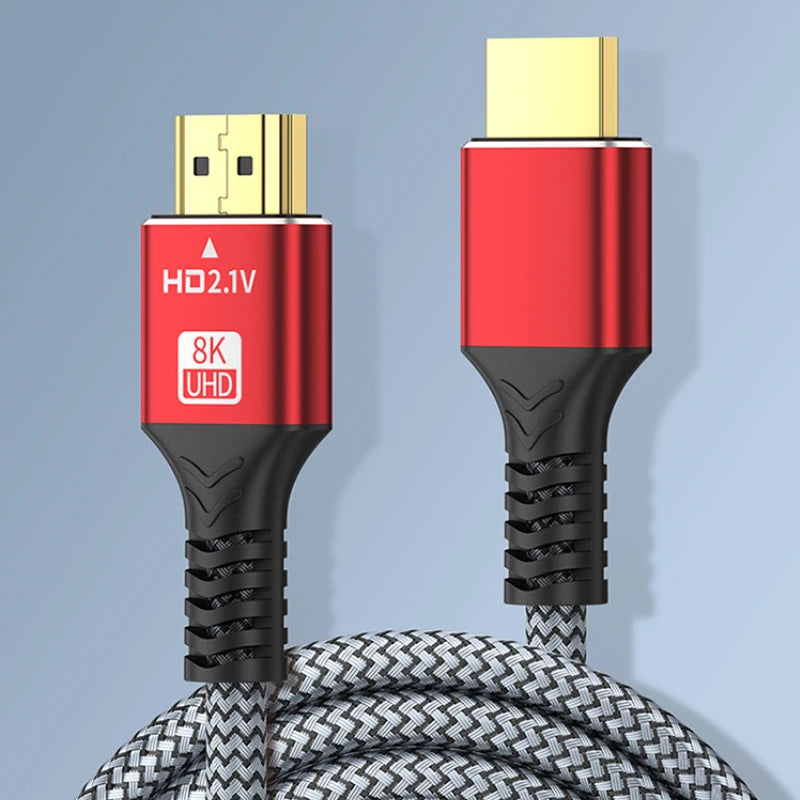 0.5M 1M 1.5M 2M 8K HDTV Cable for Xiaomi TV Box PS5 Ultra High Speed Compatible 8K@60Hz HDTV 2.1 Cable 48Gbps eARC Dolby Vision Oasis Select