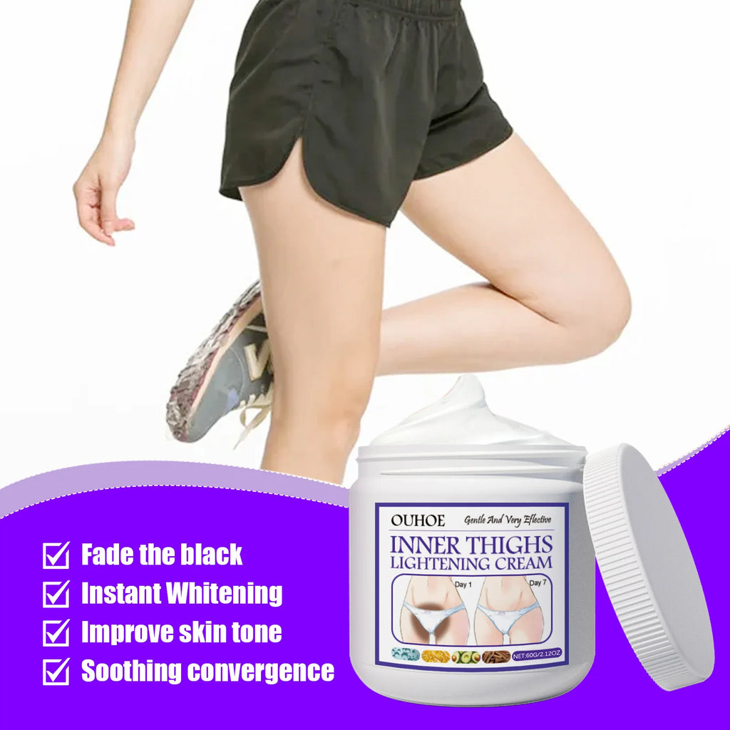 Private Parts Whitening Cream Inner Thigh Darkness Removal Whiten Butt Elbow Dark Spot Melanin Removal Body Snow Bleach Cream Oasis Select