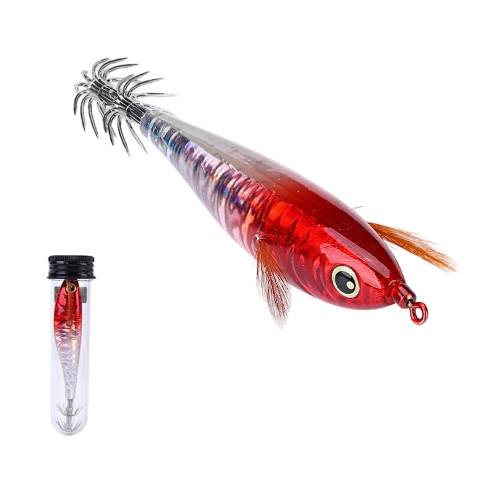 10cm 10.7g Horizontal Shrimp Squid Hook Slow Sinking Artificial Lure With Sound Bead For Octopus Sea Fishing Night Tackle Oasis Select 11