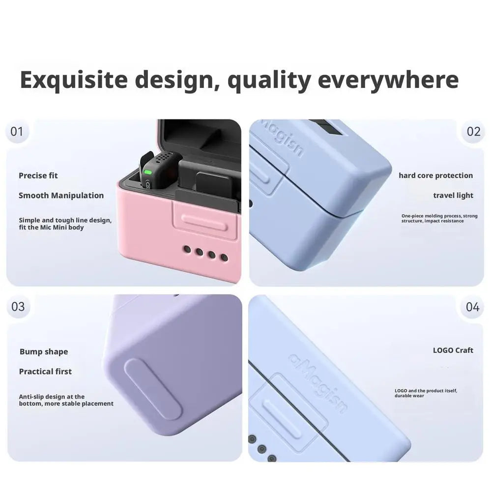 Silicone Protector Case for DJI Mic Mini – Full Coverage Set