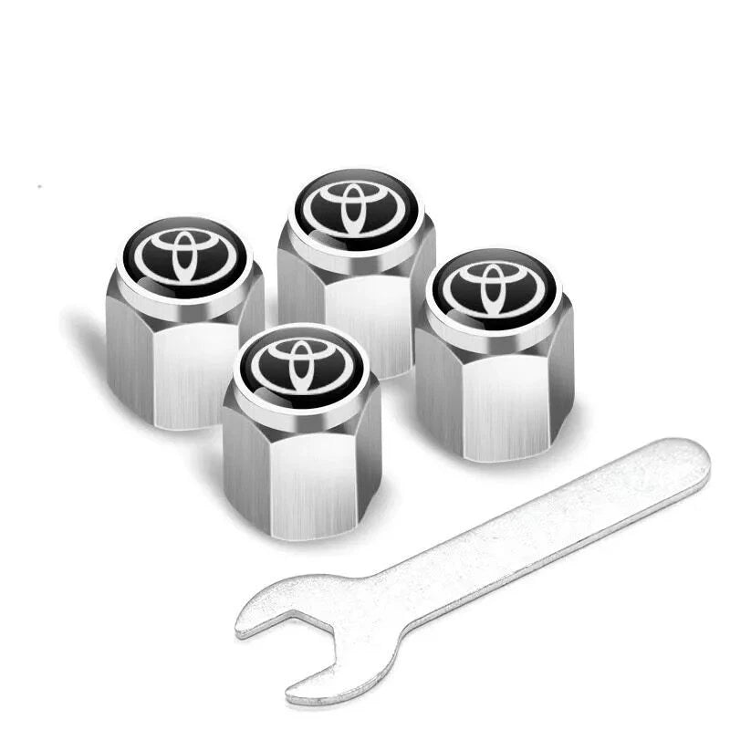 Brand new car tire valve cap, anti-theft valve core cover, universal tire valve cap, dust-proof valve core cover Oasis Select 4PCS 3