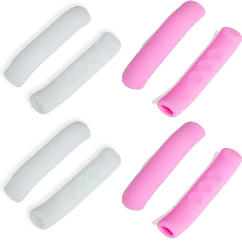 1/4Pairs Bike Brake Lever Protective Silicone Bicycle Lever Grips Bicycle Brake Handle Cover Bicycle Accessories Oasis Select 4pairs-Mix 2