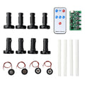 DC 5V RF infrared Remote Control 4 Spray Humidifier Module Atomization Control Board DIY Ultrasonic Atomizer Type C interface Oasis Select Black