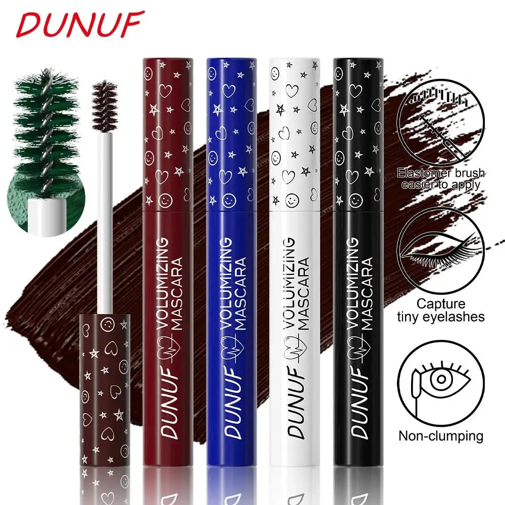 DUNUF Colorful Waterproof Mascara – Curling & Lengthening
