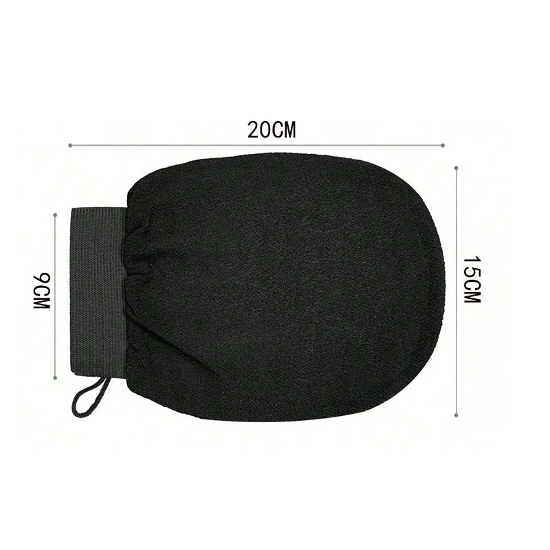 Exfoliating Glove for Body & Face - Bath & Shower Scrub for Deep Cleaning, Tan Removal and Massage Oasis Select