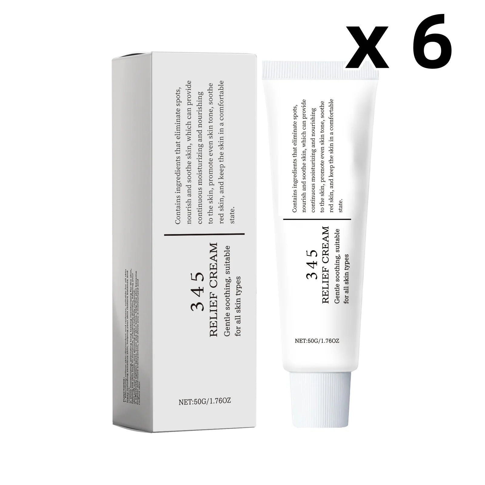 Hyaluronic Acid Face Cream with Aloe – Brightening Moisturizer Facial Moisturizer Cream Oasis Select 50g Boxed X 6PCS