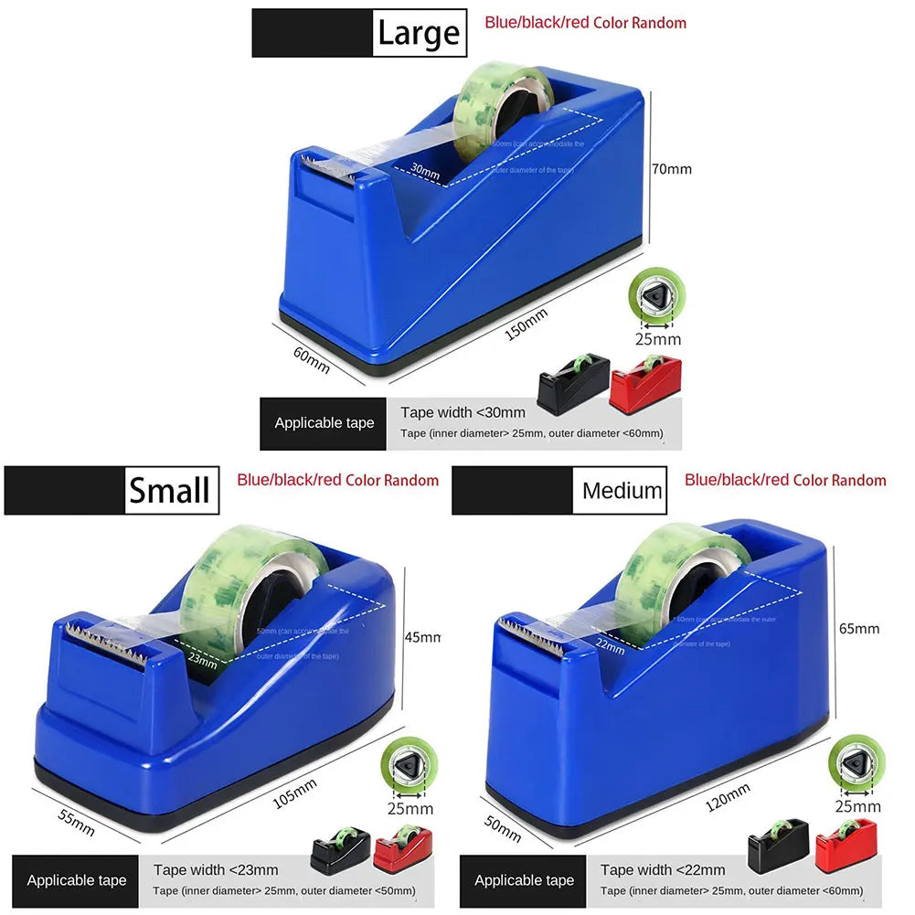 Desktop Tape Dispenser – Non-Slip Base & Sharp Cutter