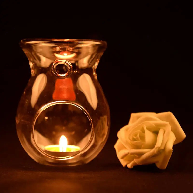 Transparent Glass Candle Holder Wedding Dinner Table Decoration Bar Party Christmas Candlestick Rustic Round Glass Candlestick Oasis Select
