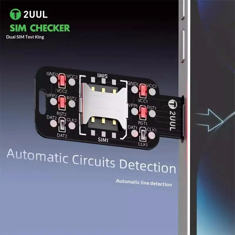 2UUL SIM Checker Quickly Check Module Faults Fast Signal Detection For Phone Repair Tools SIM Checker Oasis Select