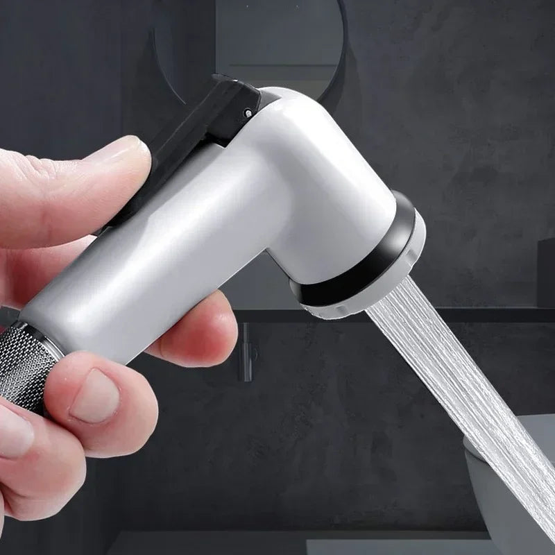 Handheld Toilet Bidet Faucet Adjustable ABS Shower Bidets Pressurized Sprinkler Nozzle Toilet Cleaning Flusher Bathroom Parts Oasis Select