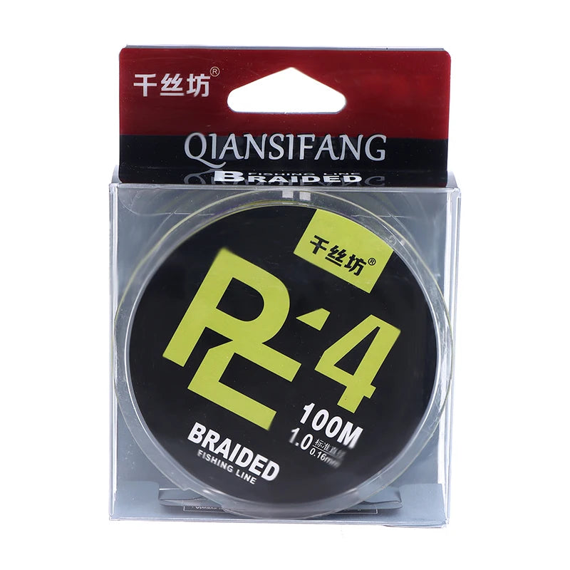 Roll Sea Fishing Line Strong 4 Strand Fishing Line 100M Braided Fishing Line Multifilament Line Carp Fishing Cord Fishing Thread Oasis Select 10 4Strand