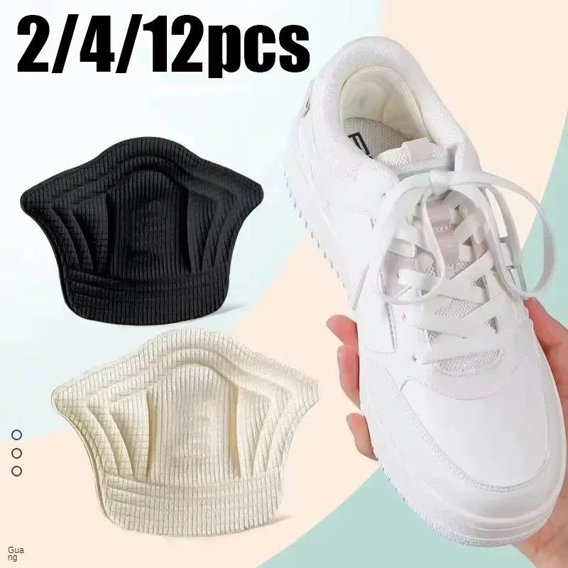 1/2/6Pairs Shoe Pad Foot Heel Cushion Pads Sports Shoes Adjustable Antiwear Feet Inserts Insoles Heel Protector Sticker Insole Oasis Select
