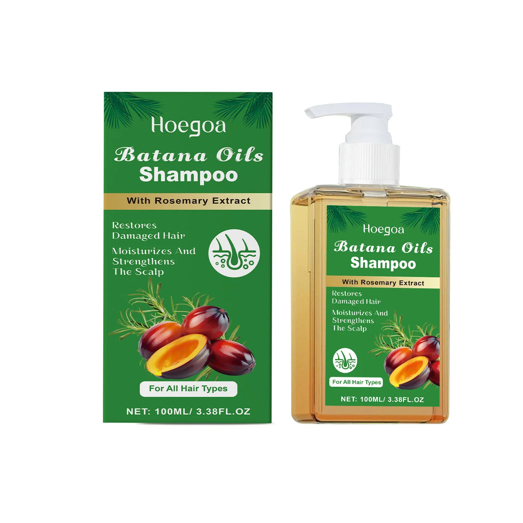 HOEGOA Batana Oil Rosemary Shampoo – Repair & Nourish Hair Nourishing Shampoo Oasis Select 100ml boxed