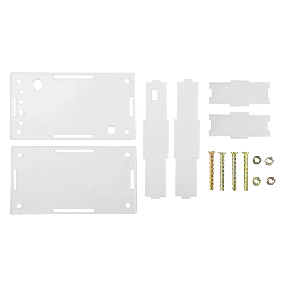 DC 5V LED Dot Matrix Electronic Hourglass DIY Kit Gravity-Sensing Timer Soldering Practice Components Micro USB Interface Oasis Select only shell