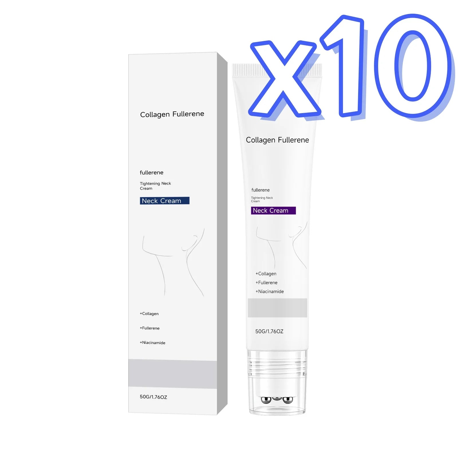 Collagen Neck Cream – Firming, Anti-Wrinkle & Lifting | 50g Neck Firming Cream Oasis Select 50g Boxed x 10pcs
