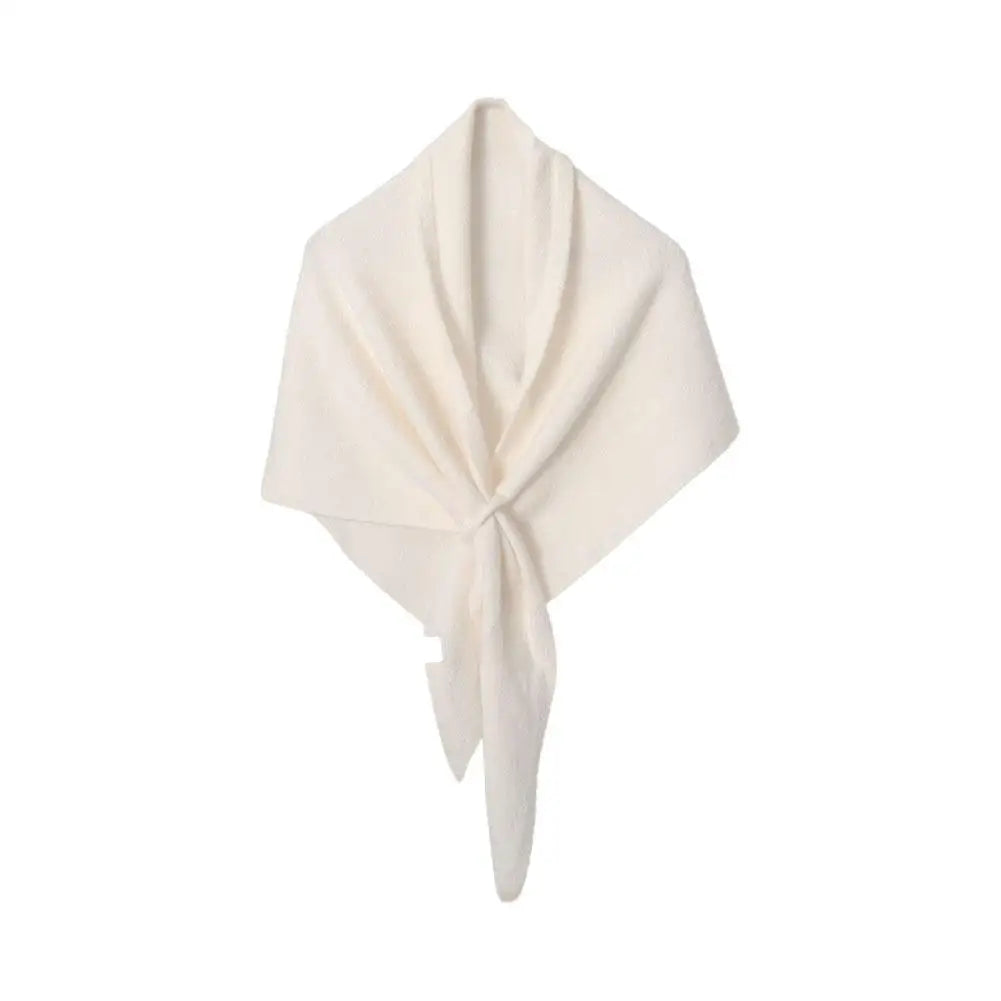Women's Triangle Scarf Shawl – Wool Blend Warm Shoulder Wrap