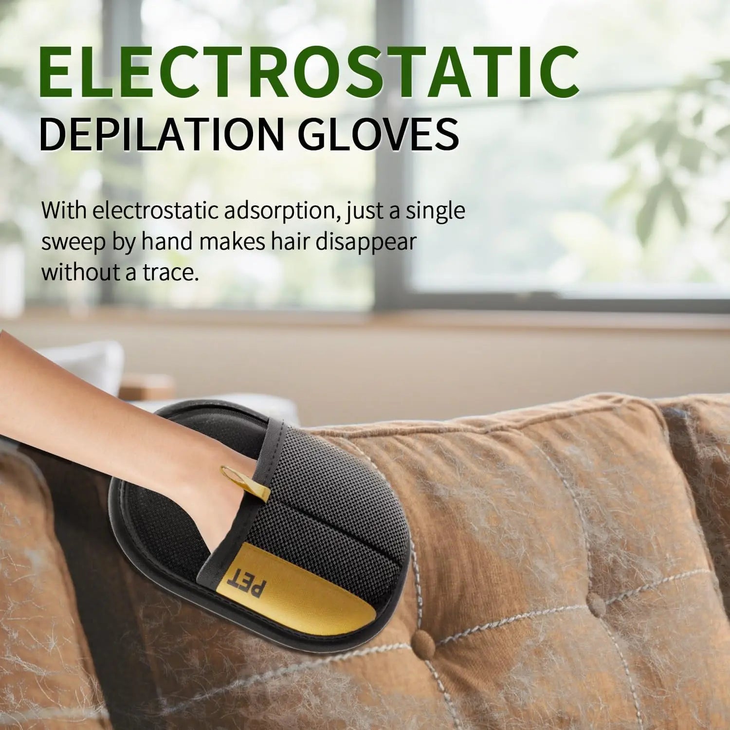 1/3/5 PCS Upgraded Pet Hair Removal Glove – Thickened Electrostatic Grooming & Furniture Cleaner for Dogs Cats Couch Car Carpet Oasis Select