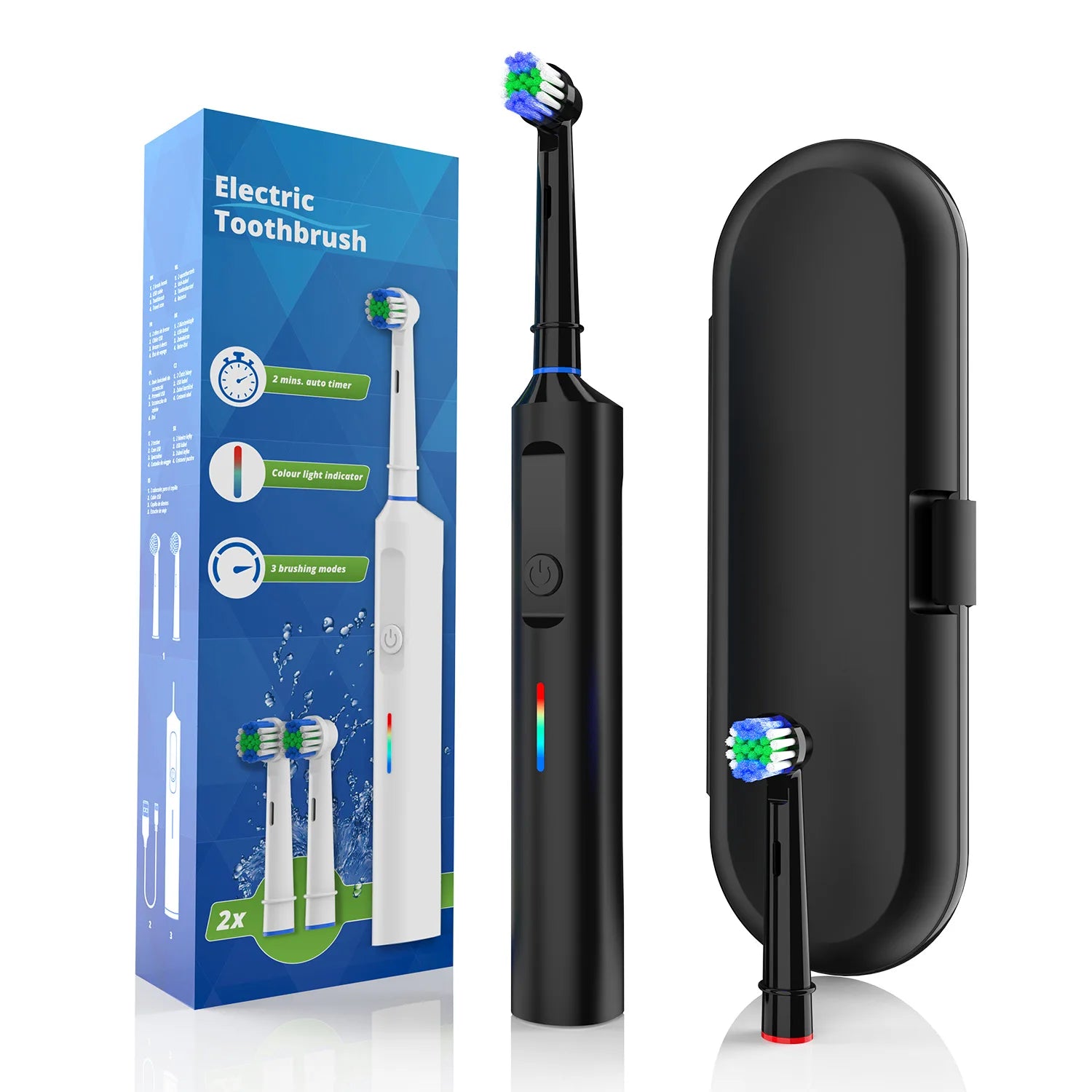URGGU Rotating Electric Toothbrush | Oral B Compatible, USB-C
