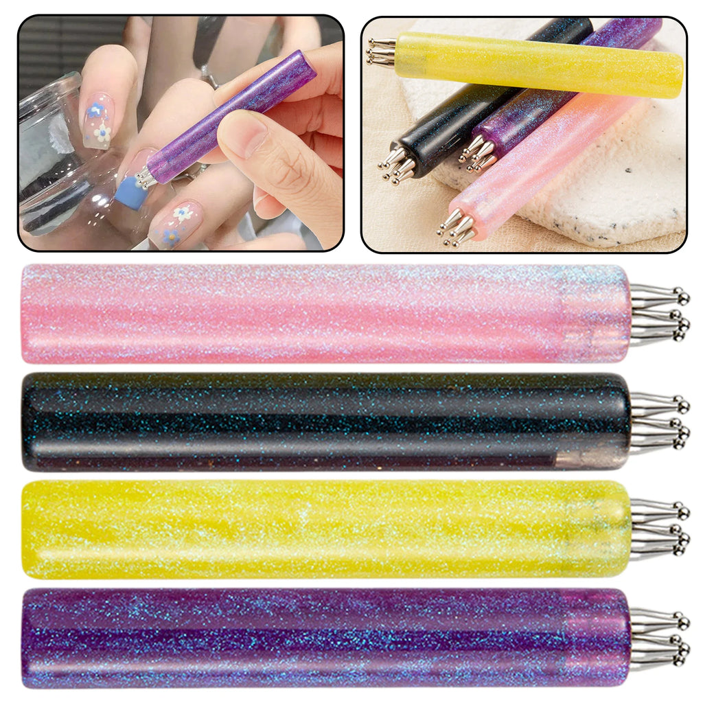 5-Petal Flower Nail Art Dotting Pen | DIY Manicure Tool