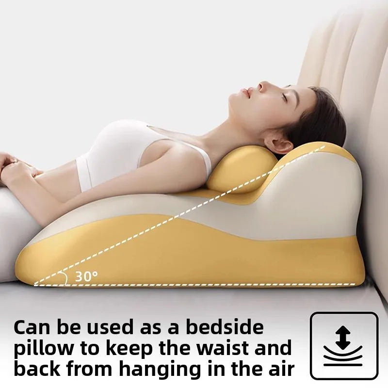 Ergonomics Bed Sleeping Pillow Backrest Cushion Adult Reading or Playing Phone Pillow Comfotable Waist Cushion Home Textile Oasis Select