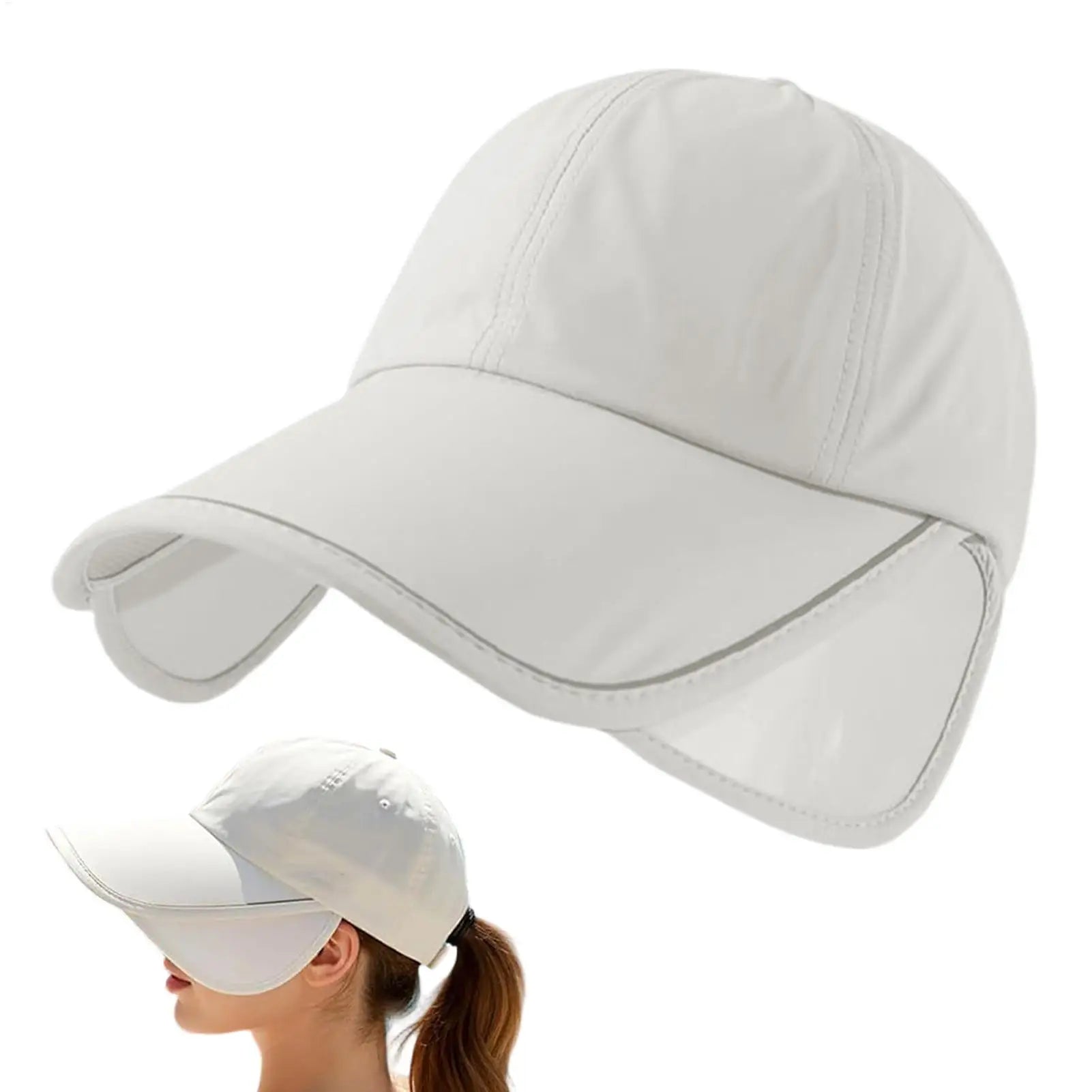 Summer Sun Protection Adjustable Sun Hat For Women Wide Brim Caps Ladies Beach Visor Hat Holiday UV Protection Sun Hat Oasis Select