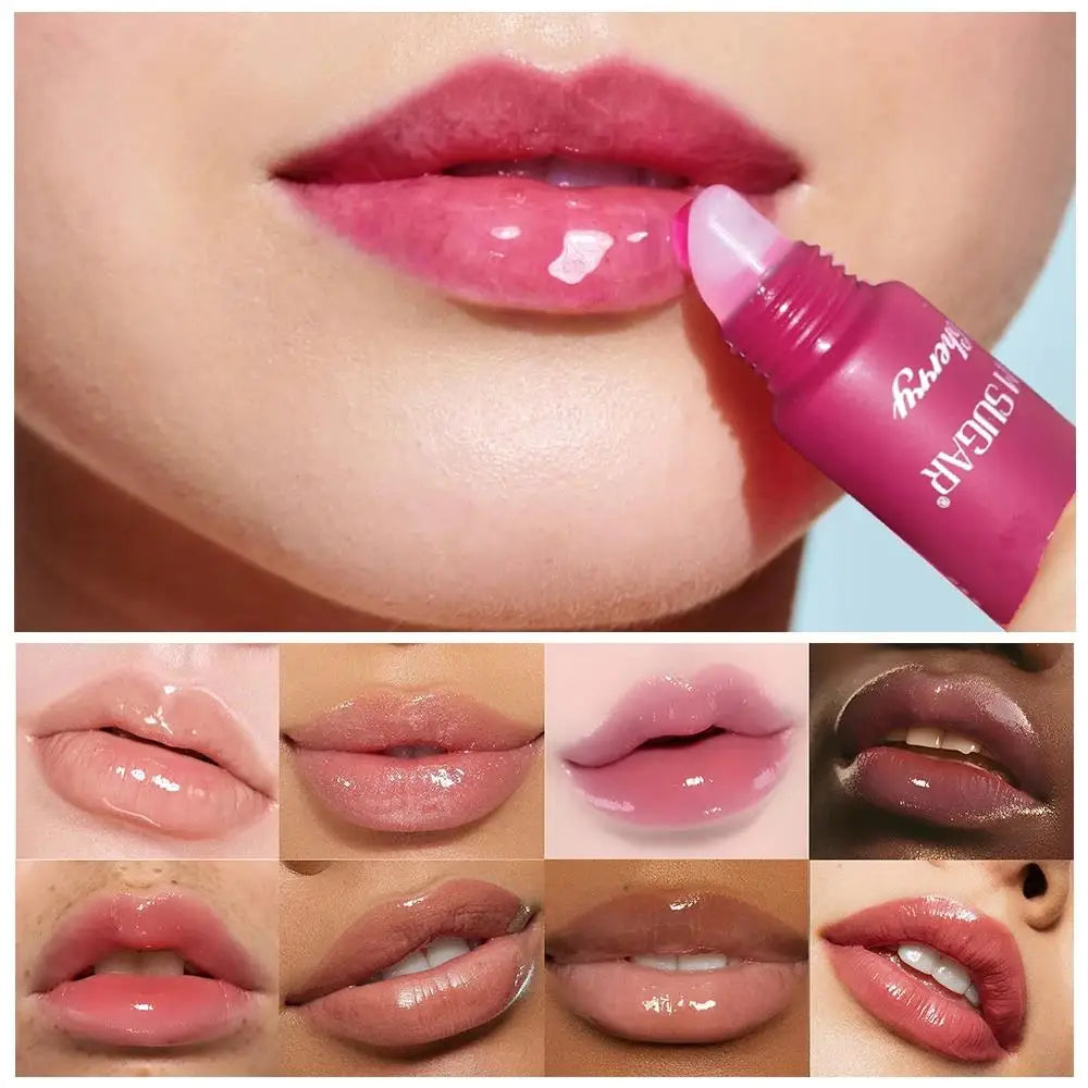 Hydrating Lip Butter Balm Long Lasting Waterproof Non Greasy Oil Gloss Mirror Shine Tint Care 5 Colors Oasis Select