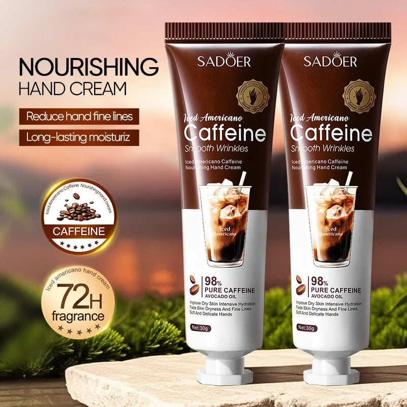 Iced Coffee Caffeine Hand Cream – Moisture for Dry Hands