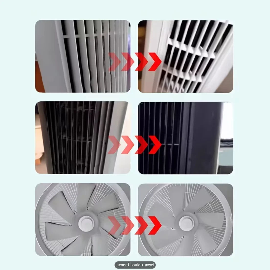 Air Conditioner Cleaning Foam – No Disassembly Needed Appliance Cleaning Foam Oasis Select