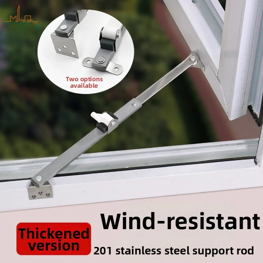 Stainless Steel Window Support Wind Stopper Telescopic Window Limiter Casement Blocking Lock Protector Window Accessories Oasis Select