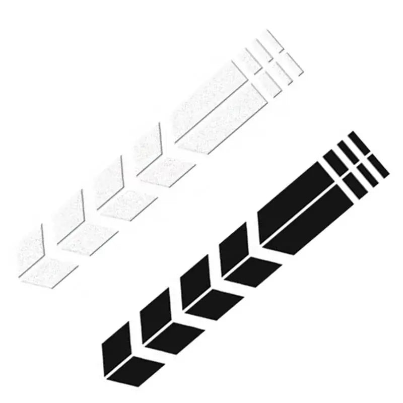 1/2/3set Universal Motorcycle Sticker With Arrows Flash Paste Waterproof Oil Resistant Reflective Sticker Motorcycle Tape Oasis Select 2set mix 4