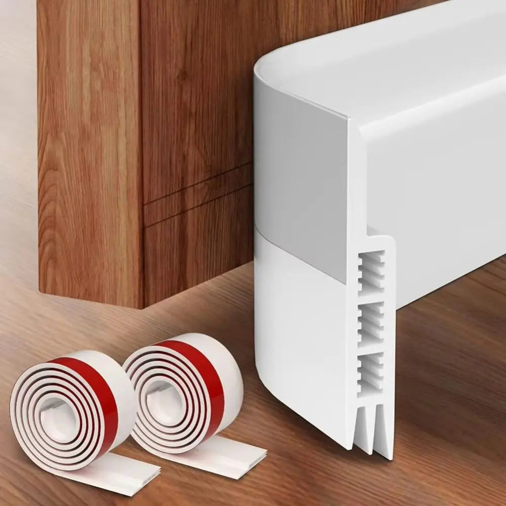 Self Adhesive Door Bottom Seal Strip Winter-Proof Dust-Proof Door Weather Stripping Strong Adhesive Noise Stopper Oasis Select