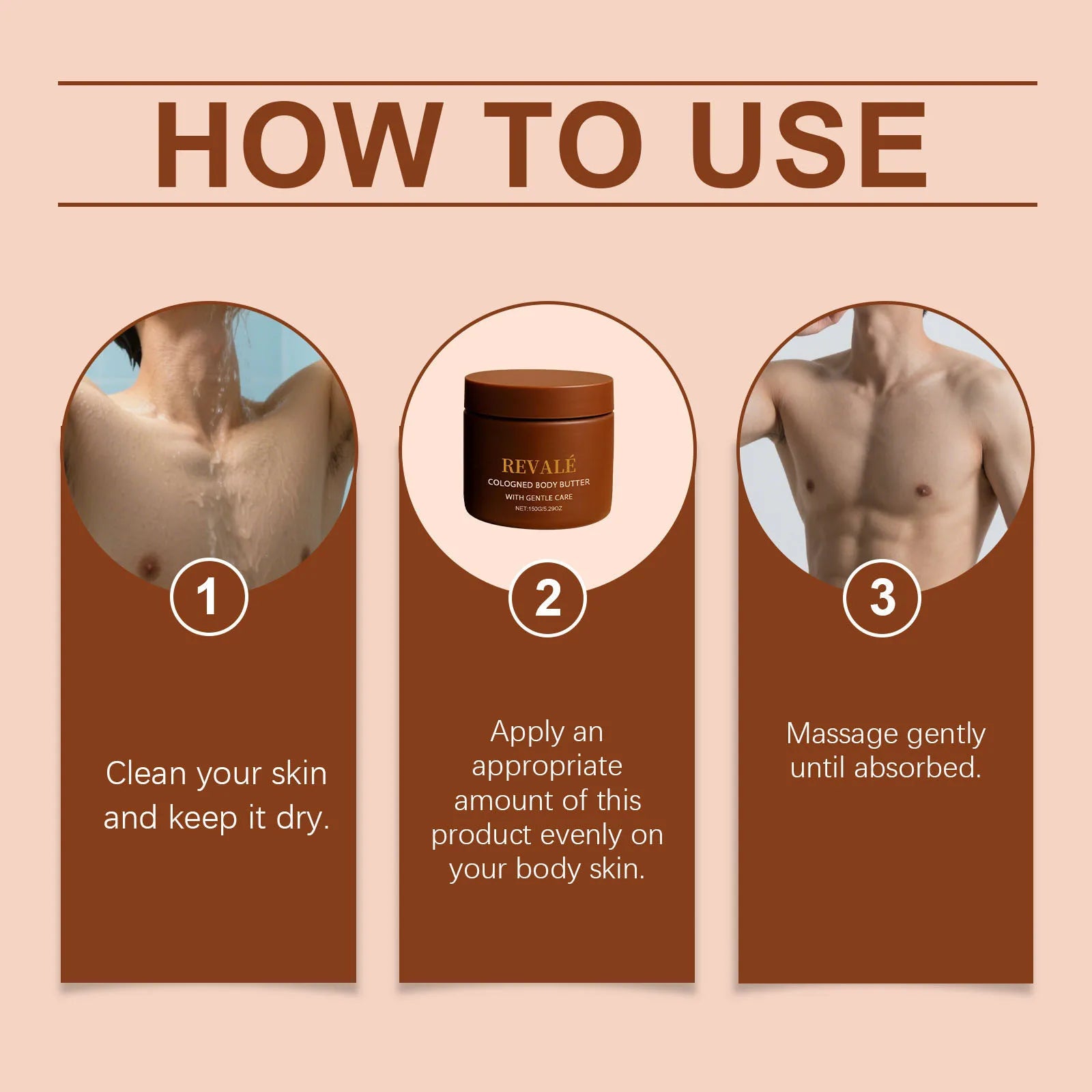 Sandalwood Men's Body Cream – Non-Greasy Moisturizer 150g Men's Body Moisturizer Oasis Select