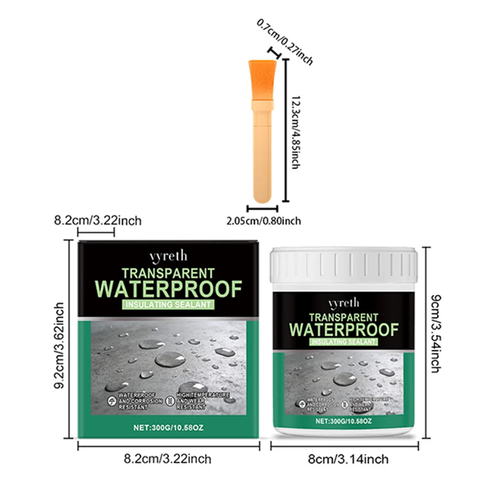 Clear Waterproof Silicone Sealant – Quick-Dry Adhesive Glue