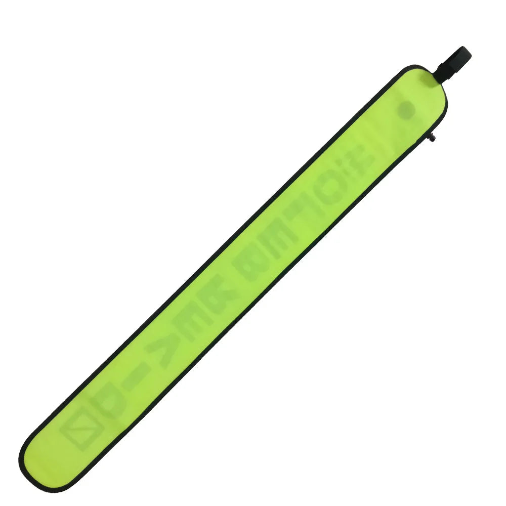 110cm Scuba Diving Surface Marker Buoy SMB Signal Tube Safety Sausage SMB Gear for Underwater Spearfishing Snorkeling Diver Oasis Select
