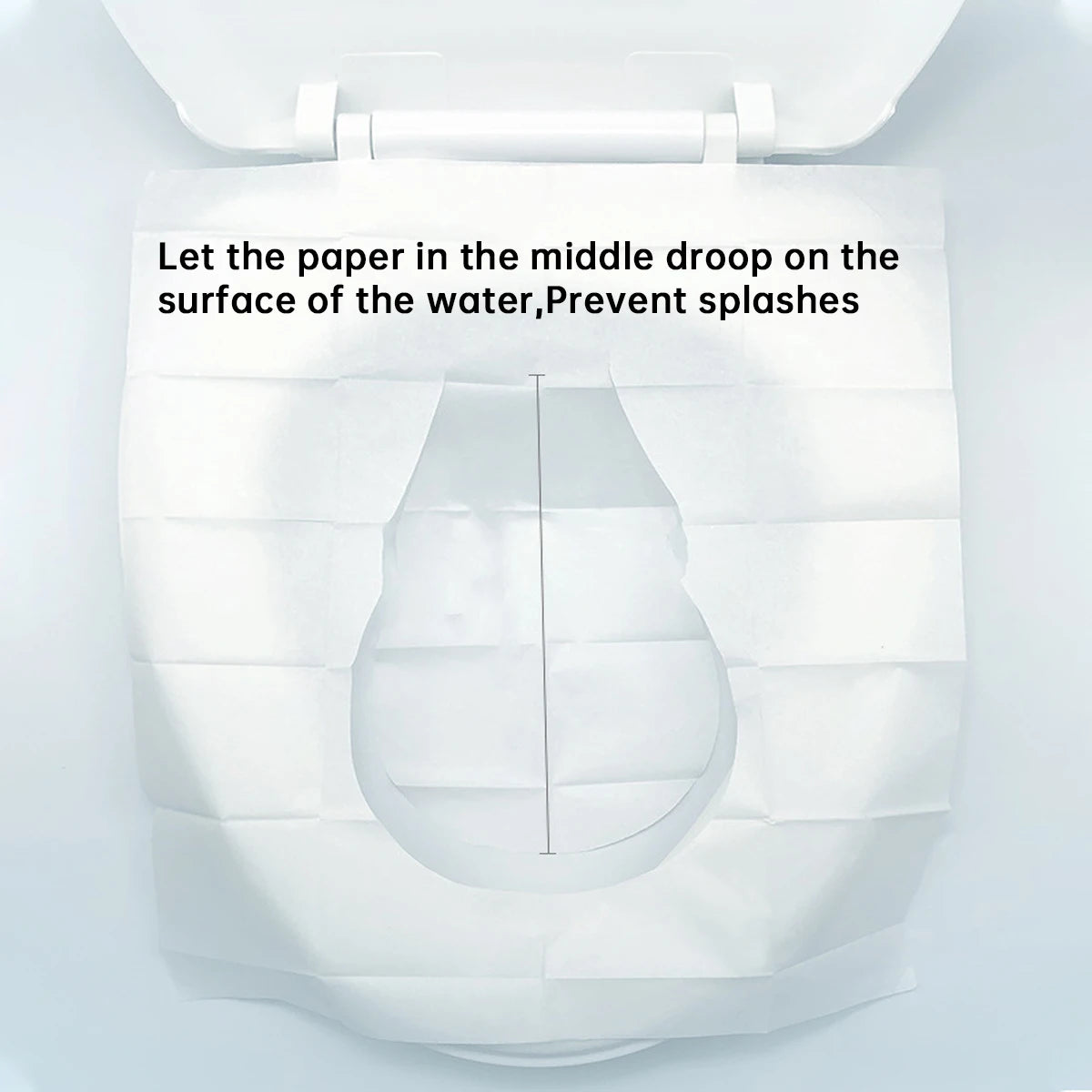 80/50/20pcs Disposable Toilet Seat, Public Restroom, Toilet Paper for Airplane & Camping Splash Proof, Adult Toilet Essentials Oasis Select