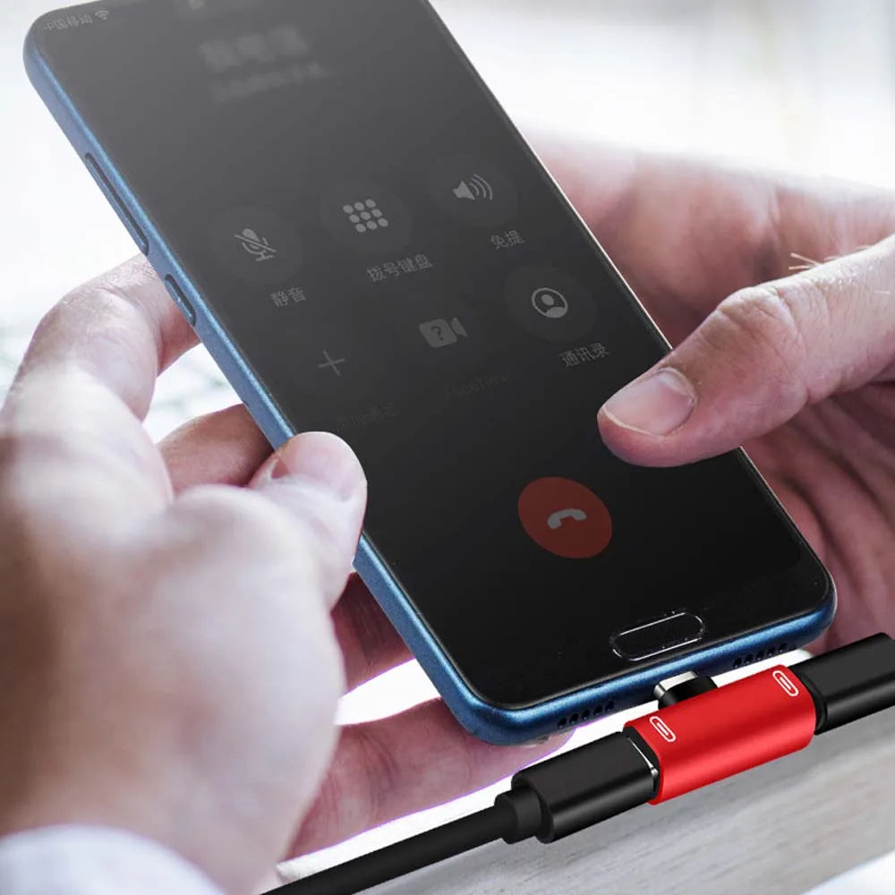 USB C Splitter Type C Male to Dual Type C Female Earphones Charger Adapter Splitter Converter Oasis Select