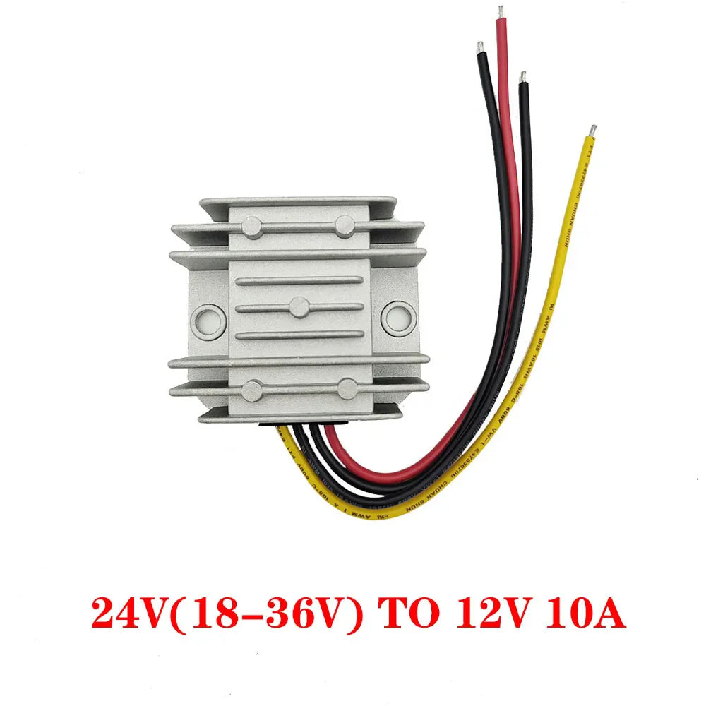 Step Down Voltage Regulator Transformer DC 24V 36V 48V 60V 72V 18-90V to 12V 10A 20A 30A 40A Car Power Supply DC DC Converter Oasis Select 24V to 12V 10A