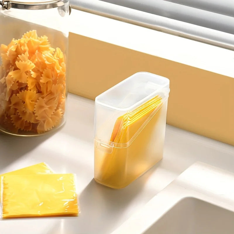 Japanese Style Tilted Transparent Lid Storage Box| Cheese Tea Coffee Storage Organizer| Small Item Classification Container Oasis Select