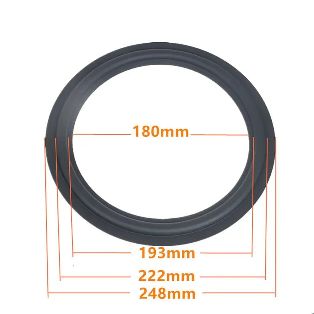 Subwoofer Audio Speaker Rubber Edge Suspension Edge Ring Speaker Repair Accessories Speaker Folding Edge Ring Folding Ring Oasis Select 10 inch