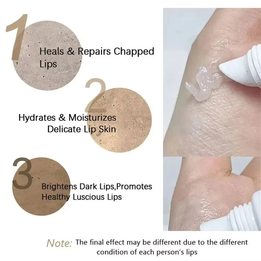 Remove Dark Lip Balm Lightening Melanin Mask Gloss Exfoliating Lip Pink Treatment Reduce Lip Lines Improve Dryness Moisturizing Oasis Select