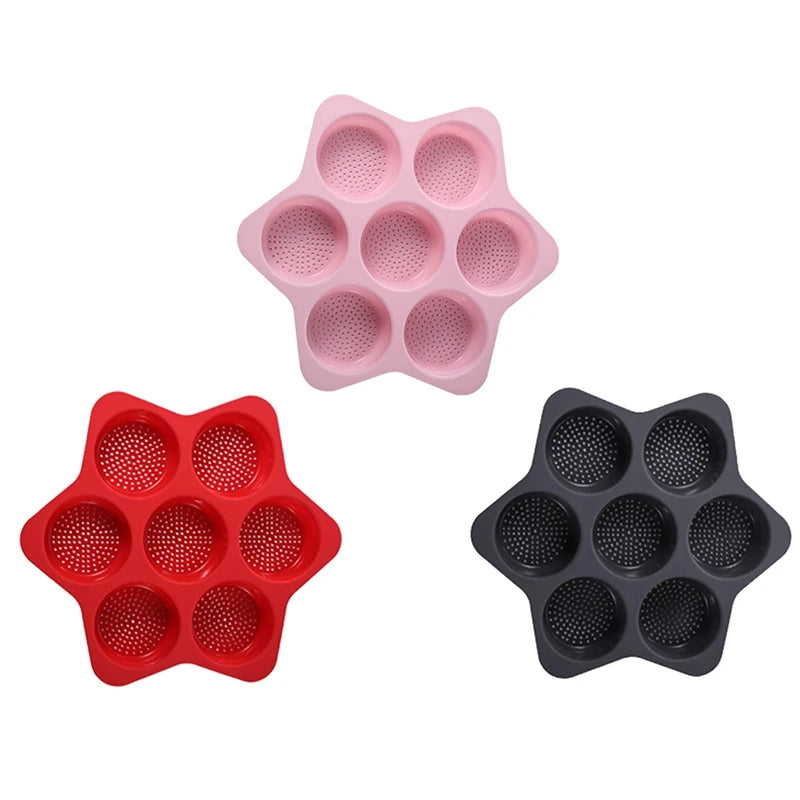 1 PCS Silicone Hamburger Bun Mold Easy To Release Household Silicone Food Baking Tool A Oasis Select