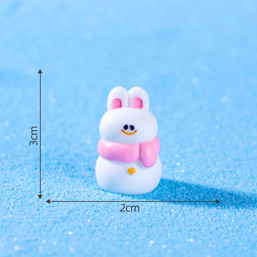 Mini Christmas Resin Ornament – Santa, Snowman & Holiday Décor