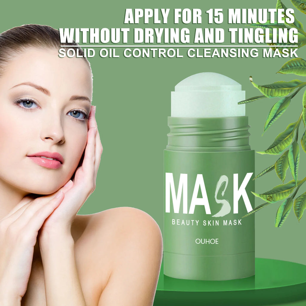 Green Tea Clay Mask Stick – Pore Refining & Blackhead Care