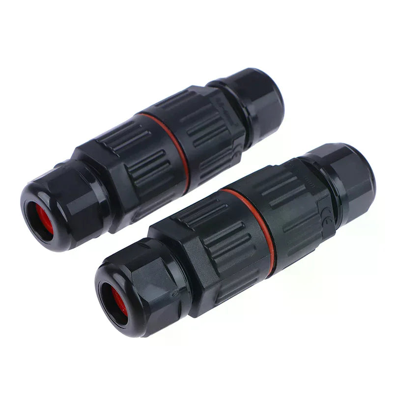 1PC IP68 Waterproof Electrical Connector 2/3 Pin Straight Quick Push-In Terminal Block Wire Cable Conductor Plug Oasis Select