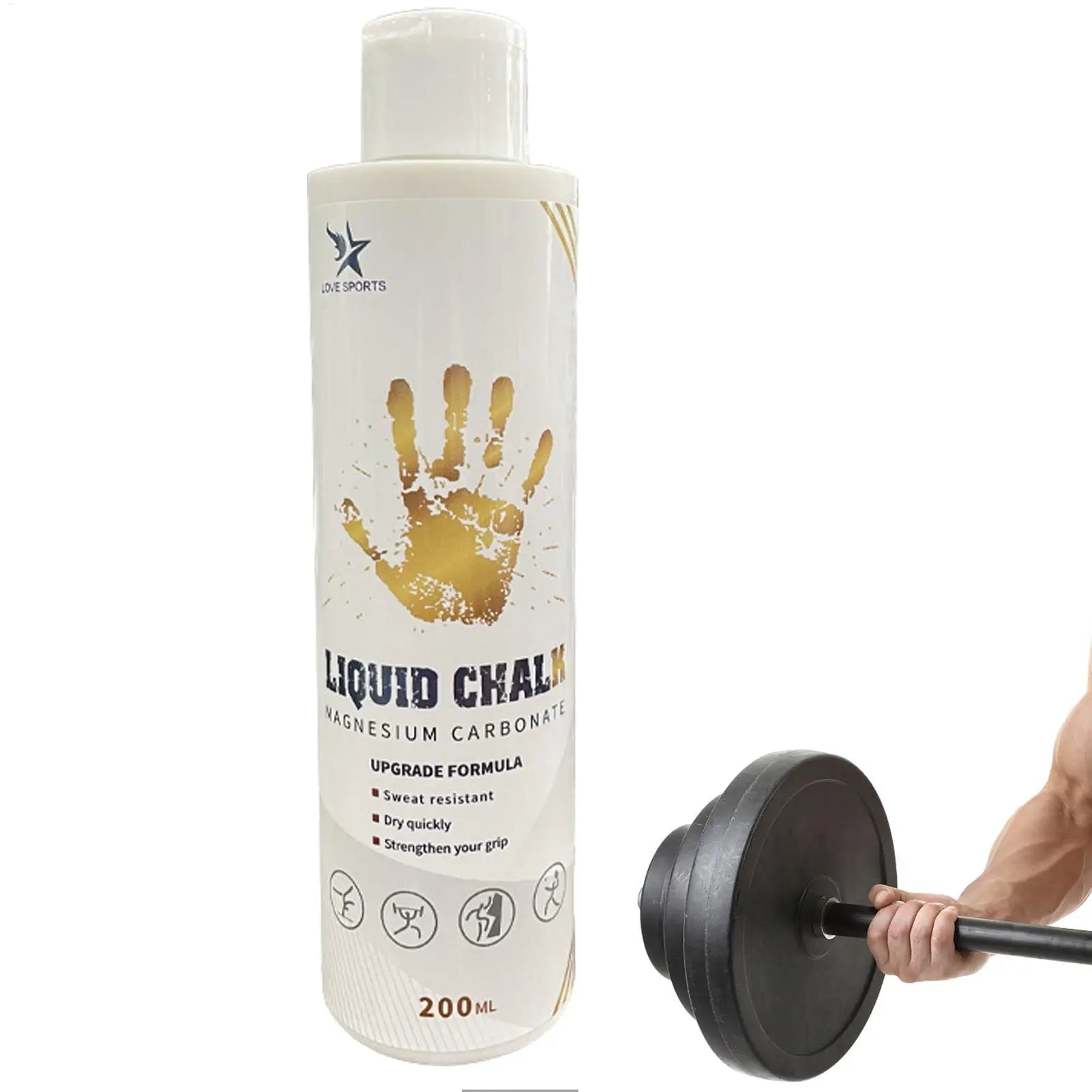50/100/200ml Liquid Magnesium Powder Fitness Lifting Anti Slip Cream Grip Liquid Magnesium For Pole Dancing Rock Climbing Gym Oasis Select