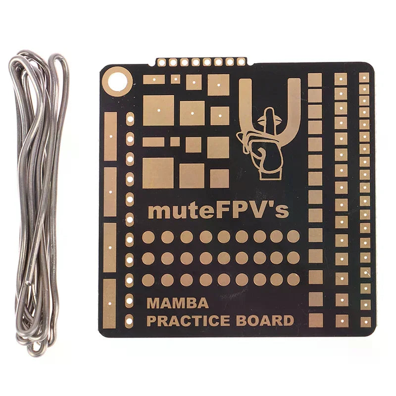 High Quality DIATONE MAMBA Soldering Practice Board 49X49X1.6mm for FPV Beginner New Pilots Improving Soldering Level DIY Parts Oasis Select